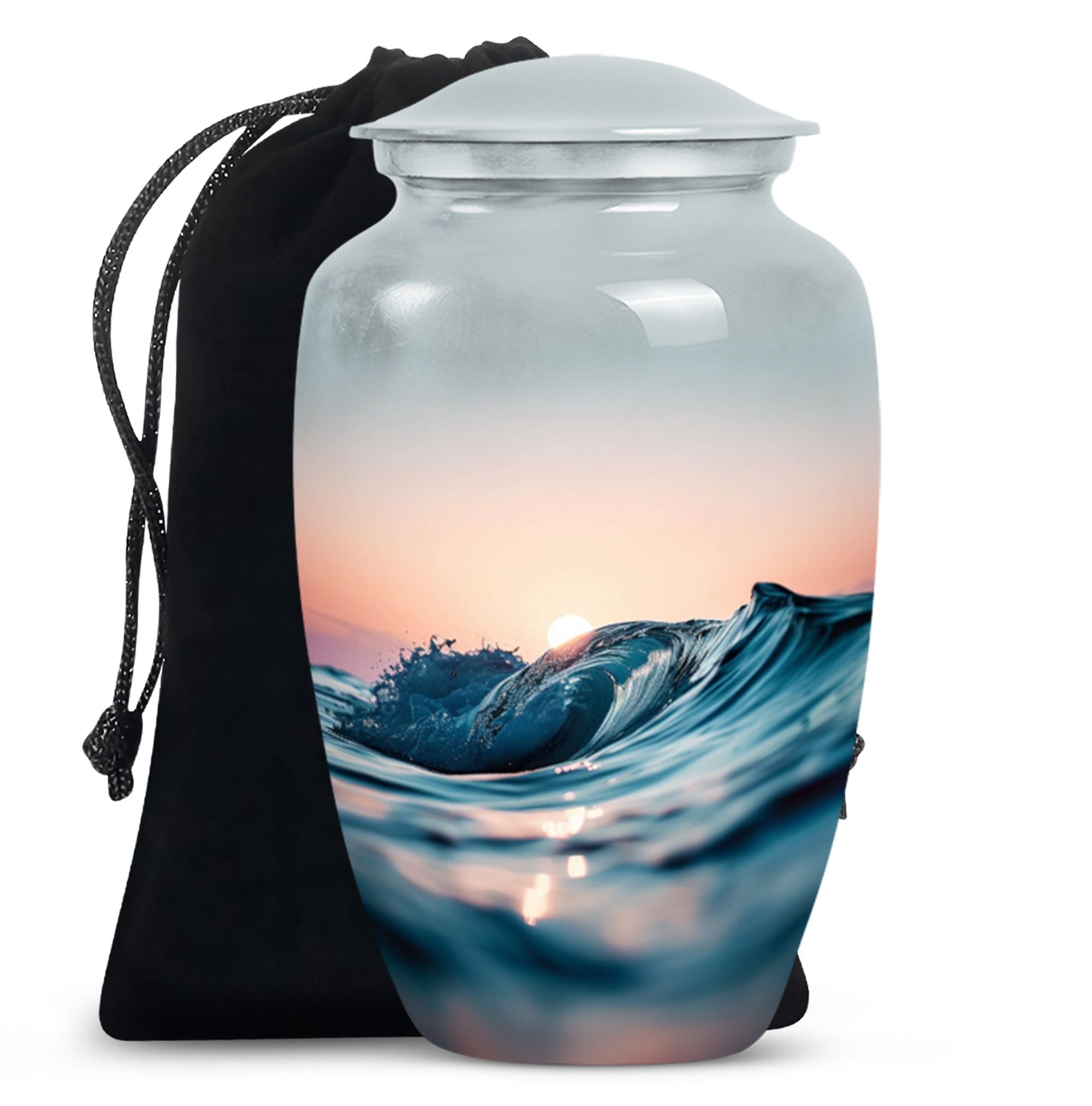 Ocean Themed Cremation Urns for Ashes - Ocean Wave Urns – Yatskia Urns