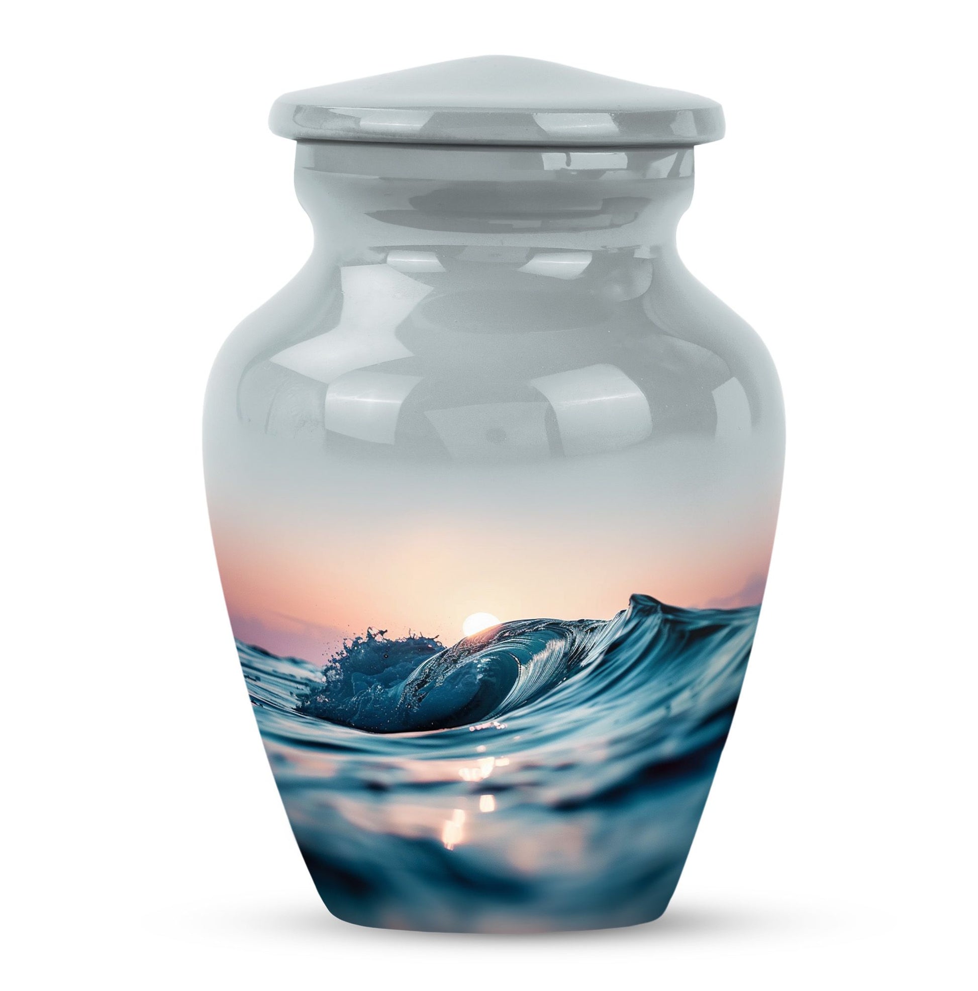 ocean waves urn