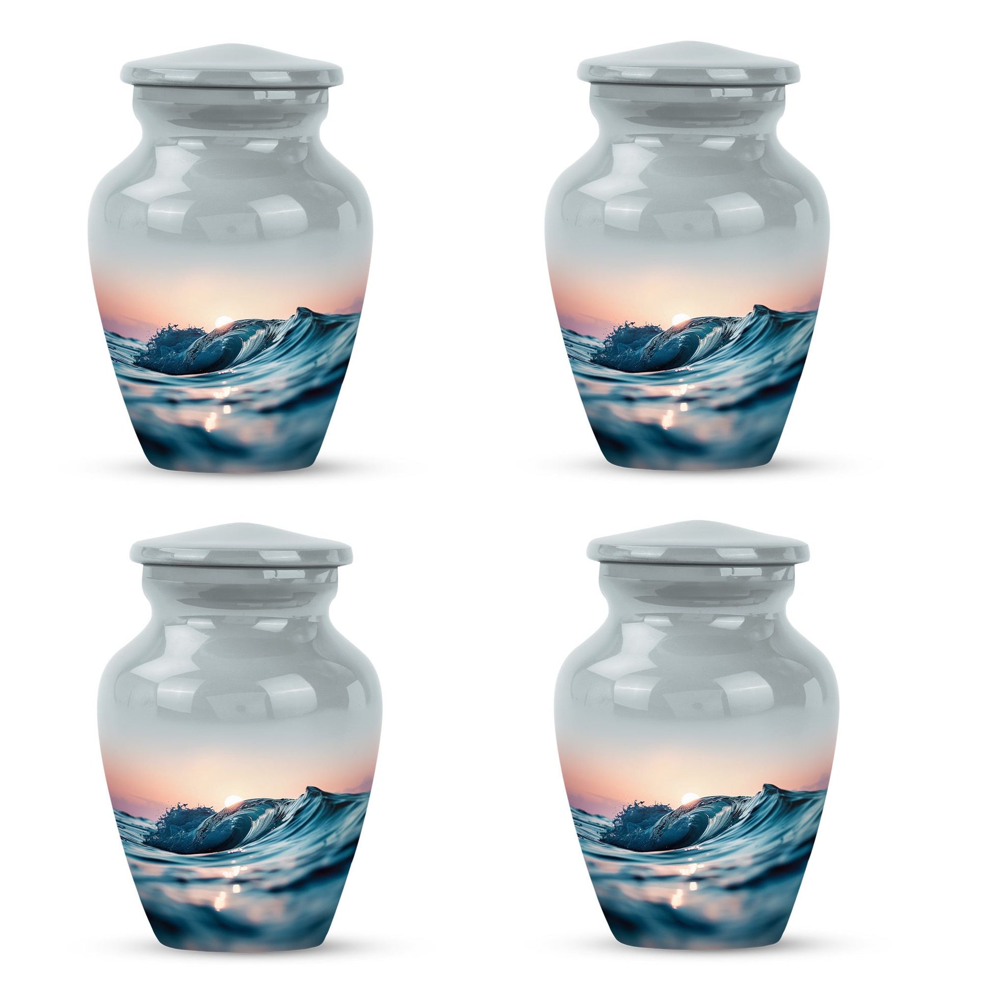 ocean waves urn