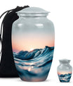 ocean waves urn