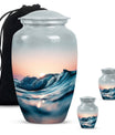 ocean waves urn