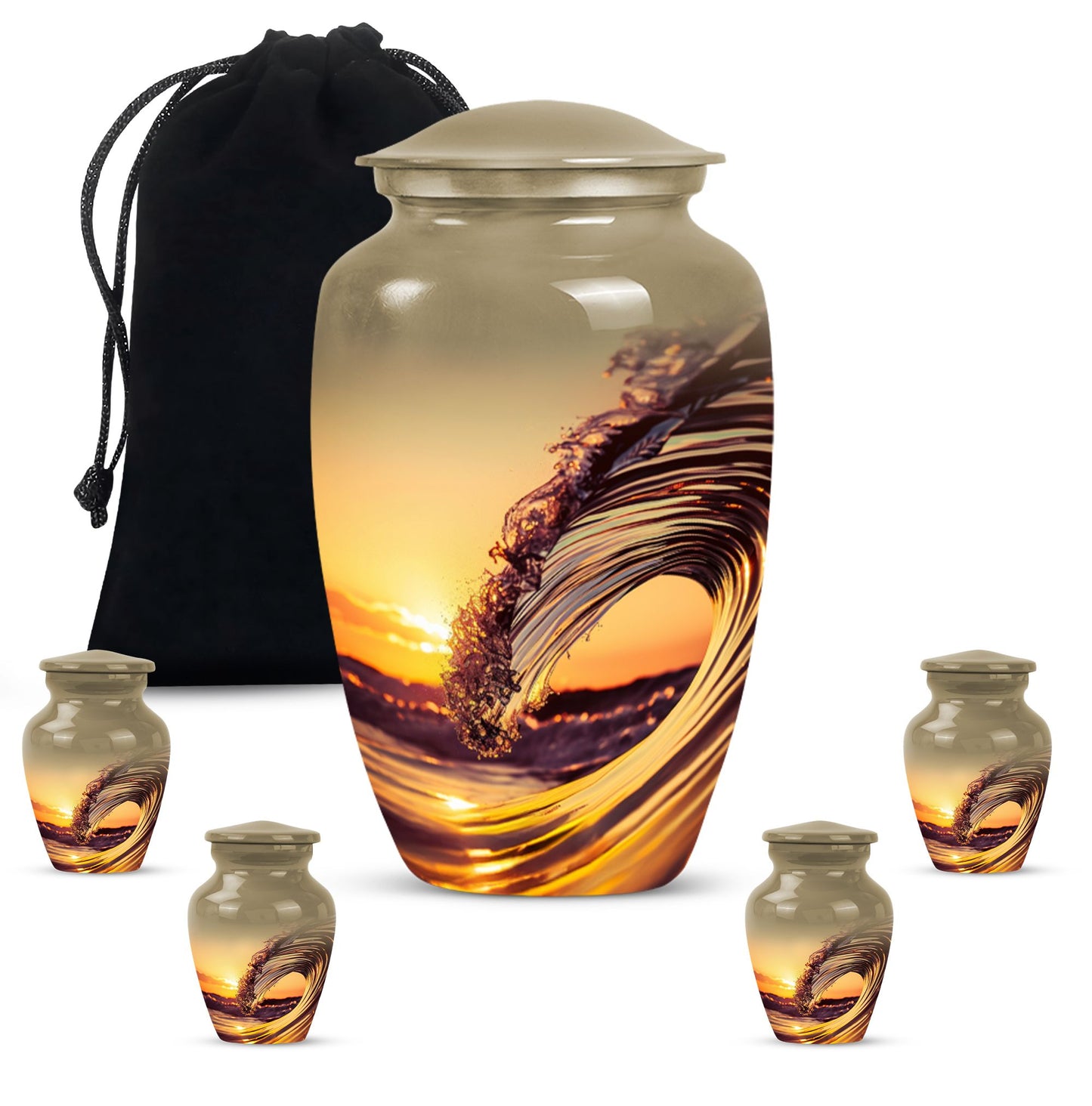  ocean waves urn for cremation