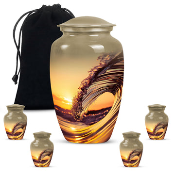 Large Urn with 4 Small Urn