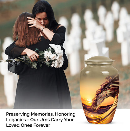  ocean waves urn for cremation