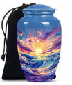 10-inch ocean waves urn 