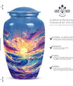 10-inch ocean waves urn 
