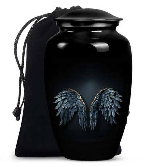 Wings Blue Urn 