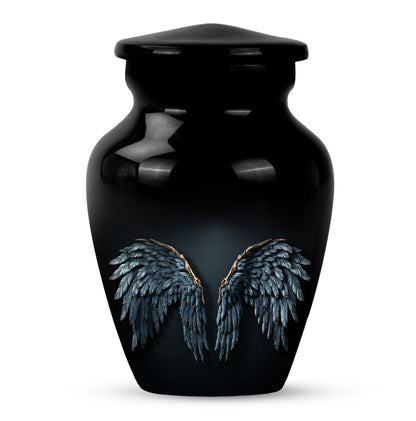 Wings Blue Urn 