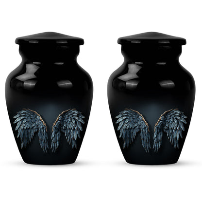 Wings Blue Urn 