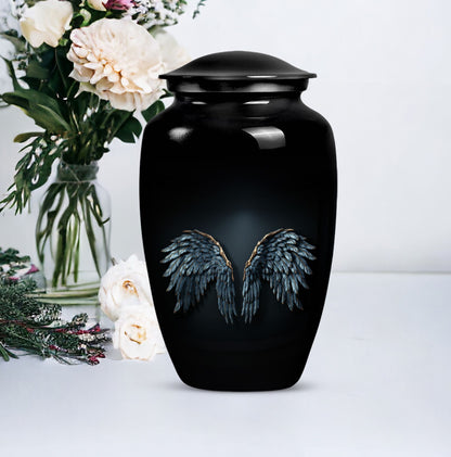Wings Blue Urn 