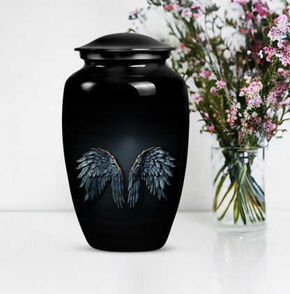 Wings Blue Urn 
