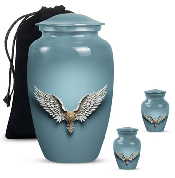 Large Urn With 2 Keepsake Urn