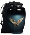 10-inch wings blue urn 