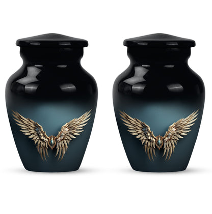 10-inch wings blue urn 