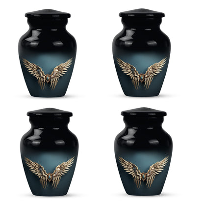 10-inch wings blue urn 
