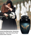 10-inch wings blue urn 