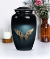 10-inch wings blue urn 