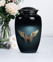 10-inch wings blue urn 