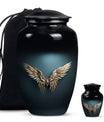 10-inch wings blue urn 