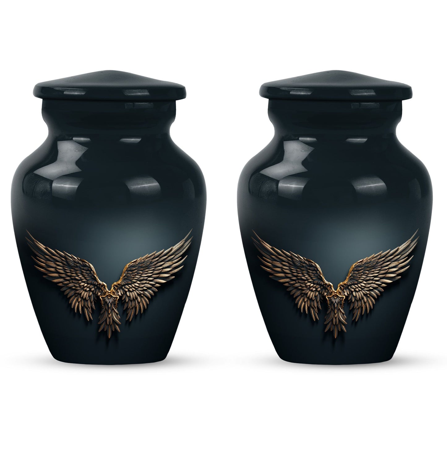 Wings Blue Theme 3 Inch Keepsake Pack of 2