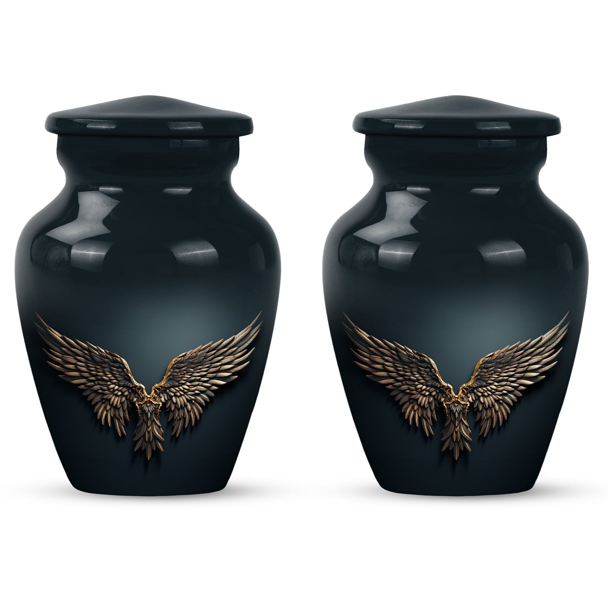 Wings Blue Theme 3 Inch Keepsake Pack of 2