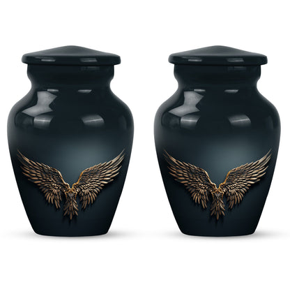 Wings Blue Theme 3 Inch Keepsake Pack of 2