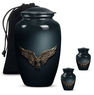 Large Urn With 2 Keepsake Urn