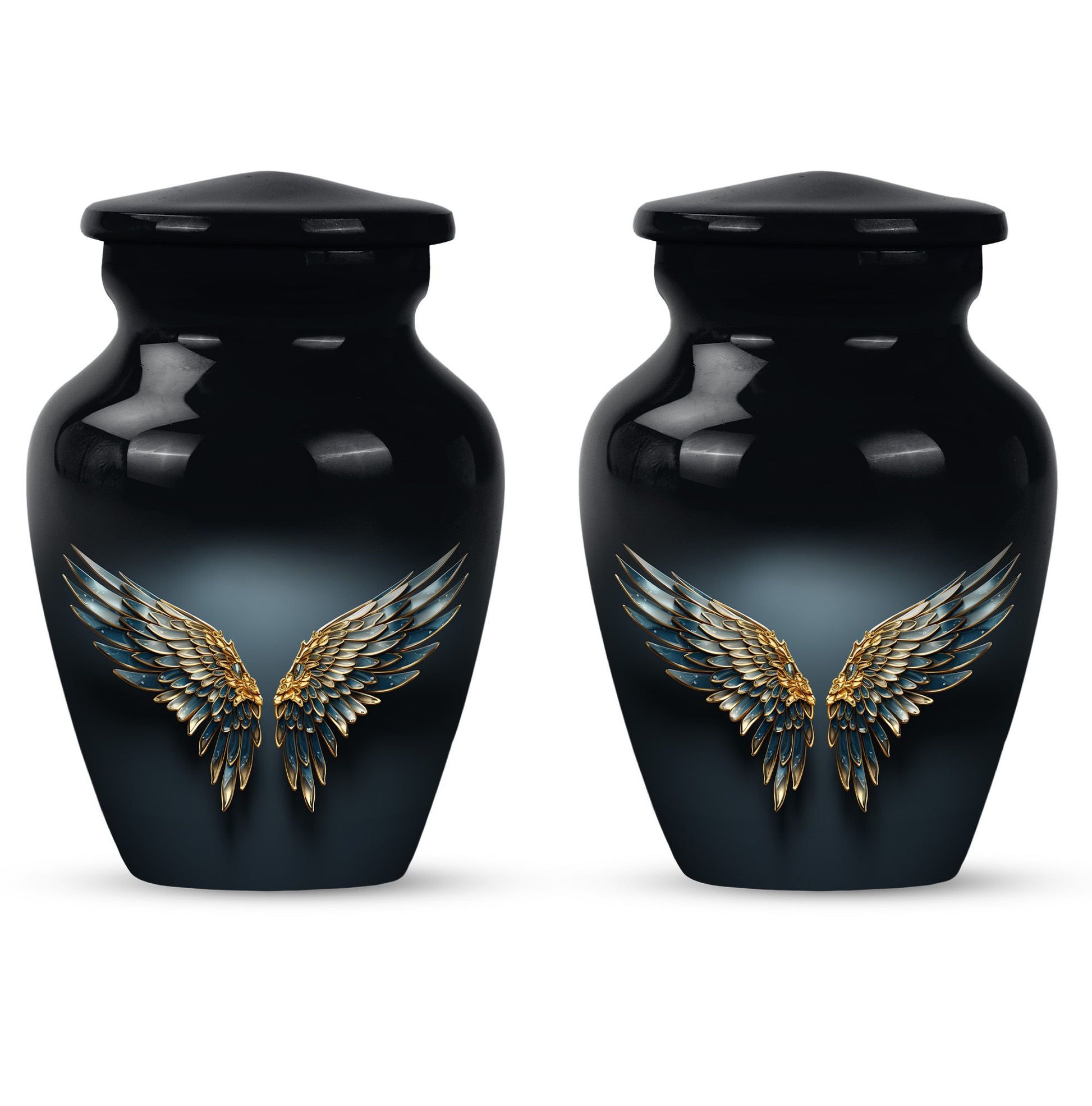 Wings Blue Theme 3 Inch Keepsake Pack of 2