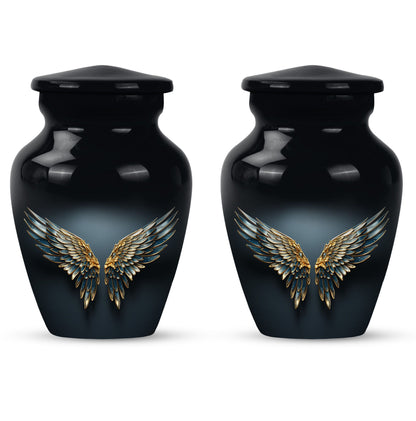 Wings Blue Theme 3 Inch Keepsake Pack of 2