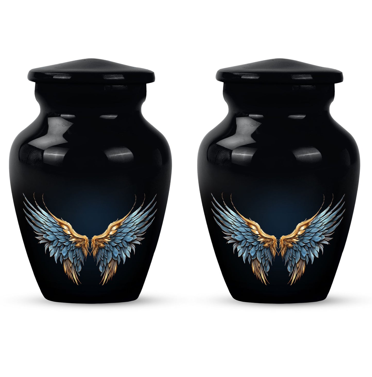 Wings Blue Theme 3 Inch Keepsake Pack of 2