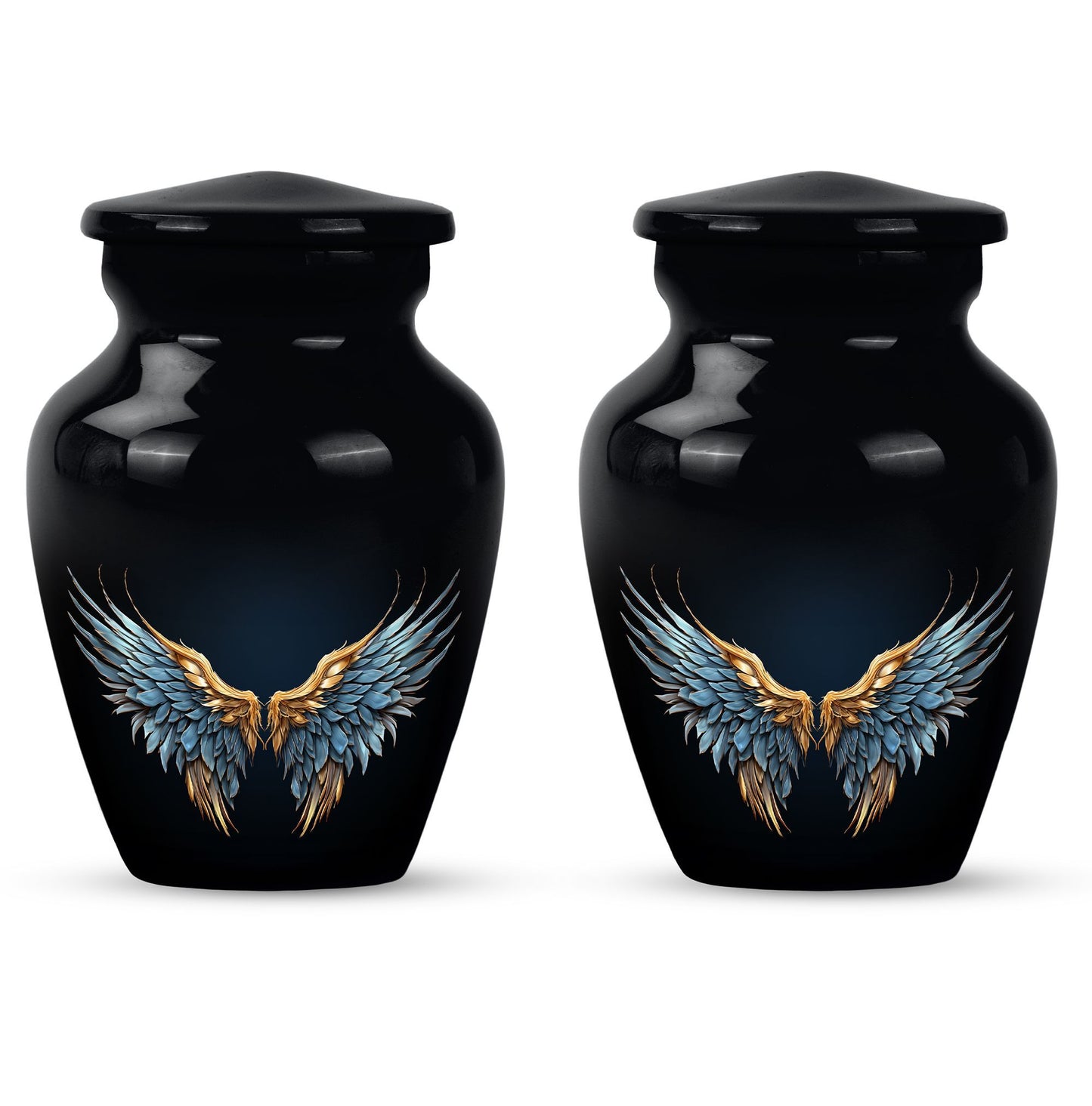 Wings Blue Urn