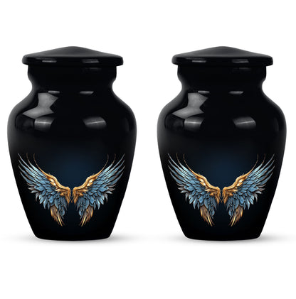 Wings Blue Urn