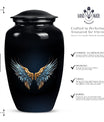 Wings Blue Urn