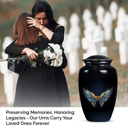 Wings Blue Urn
