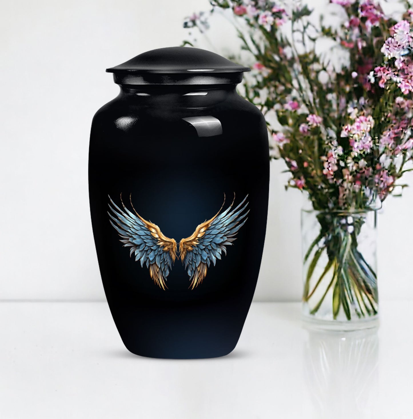 Wings Blue Urn