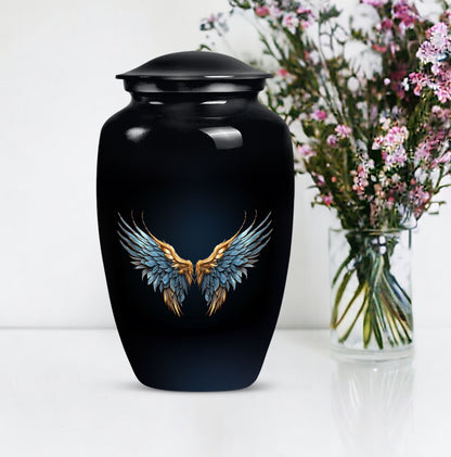 Wings Blue Urn