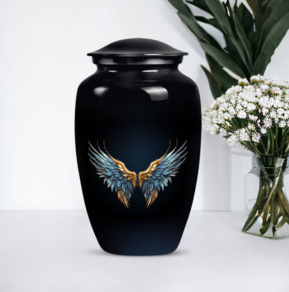 Wings Blue Urn