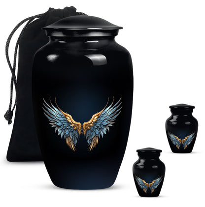 Wings Blue Urn