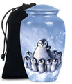 Penguin Theme Large Urn 10 Inch