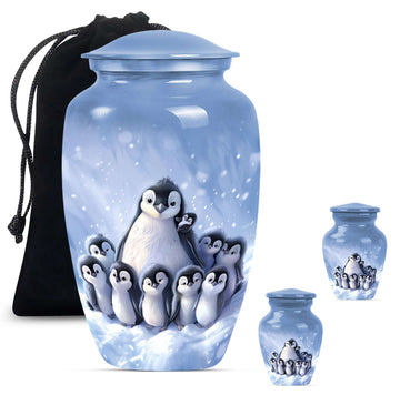 Large Urn With 2 Keepsake Urn