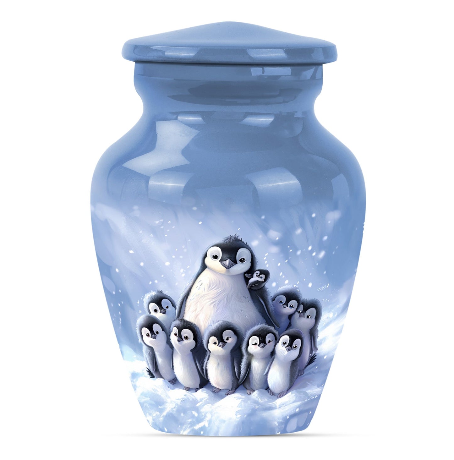 penguin urn for ashes