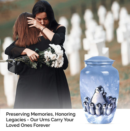 penguin urn for ashes