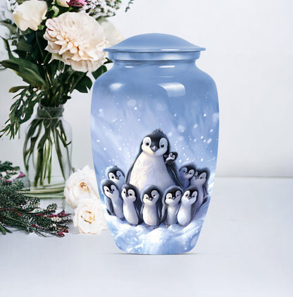 penguin urn for ashes