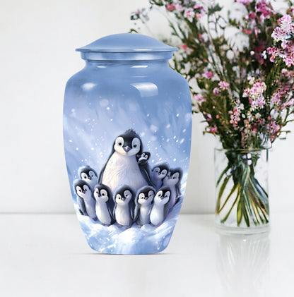 penguin urn for ashes