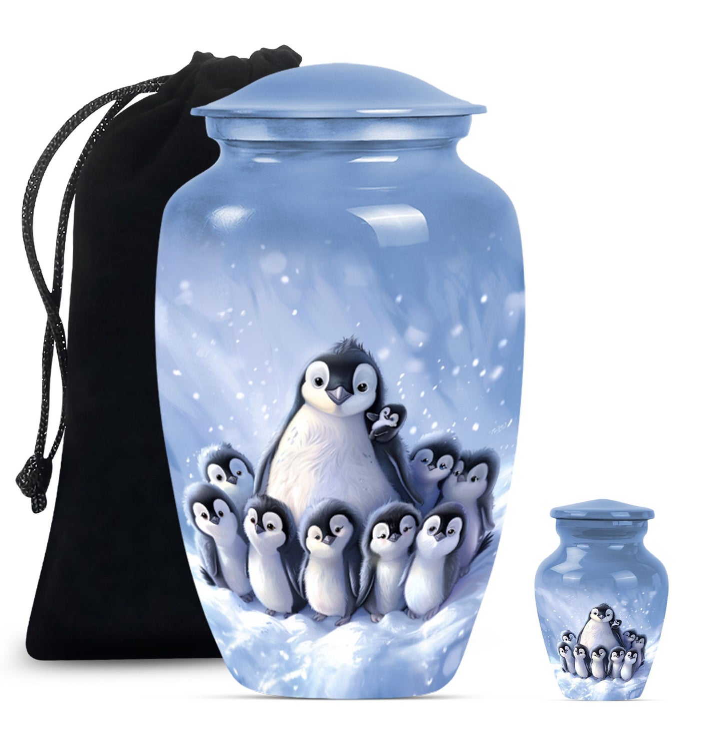 penguin urn for ashes