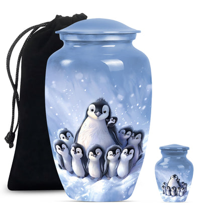 penguin urn for ashes
