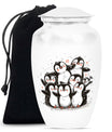Penguin Theme Large Urn 10 Inch