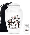 Penguin Theme Large Urn With 1 Keepsake Urn