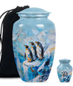 Penguin Theme Large Urn With 1 Keepsake Urn