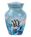 uneral cremation urn with butterfly theme